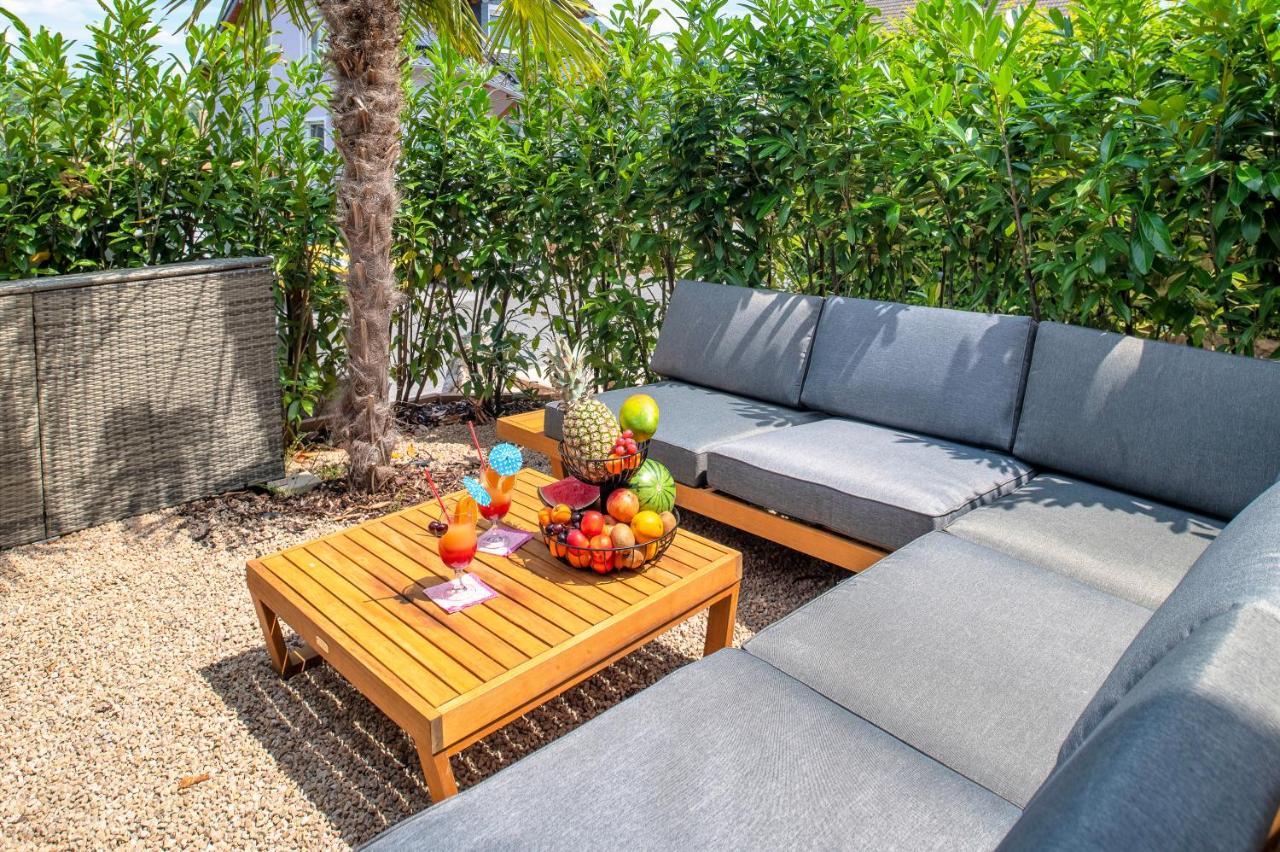 Luxus Ferienwohnung Chalet Seenaehe Schalkenmehren Bagian luar foto